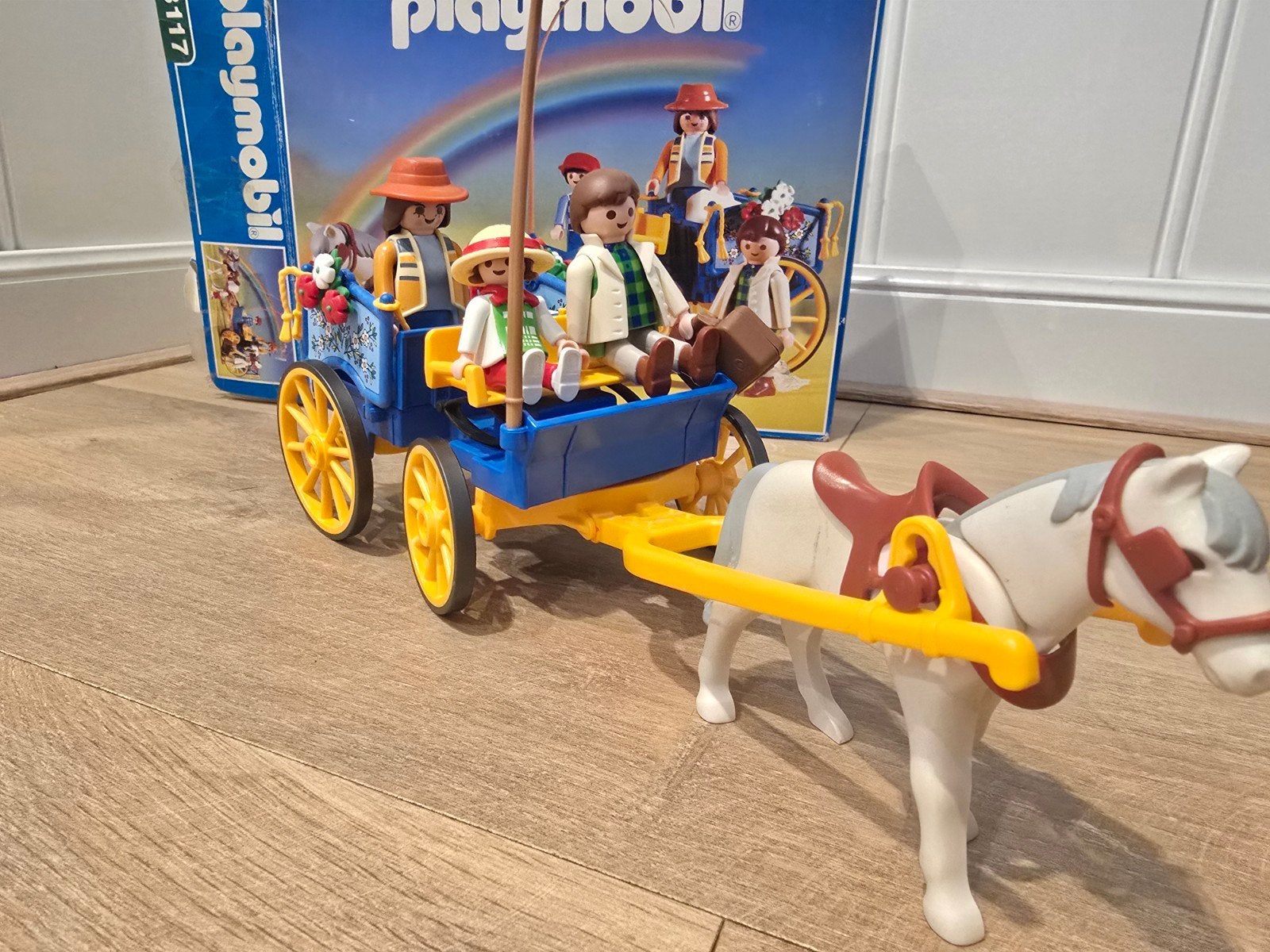 Playmobil 3117 Paardenkoets – Compleet met doos, Ophalen of Verzenden, Zo goed als nieuw