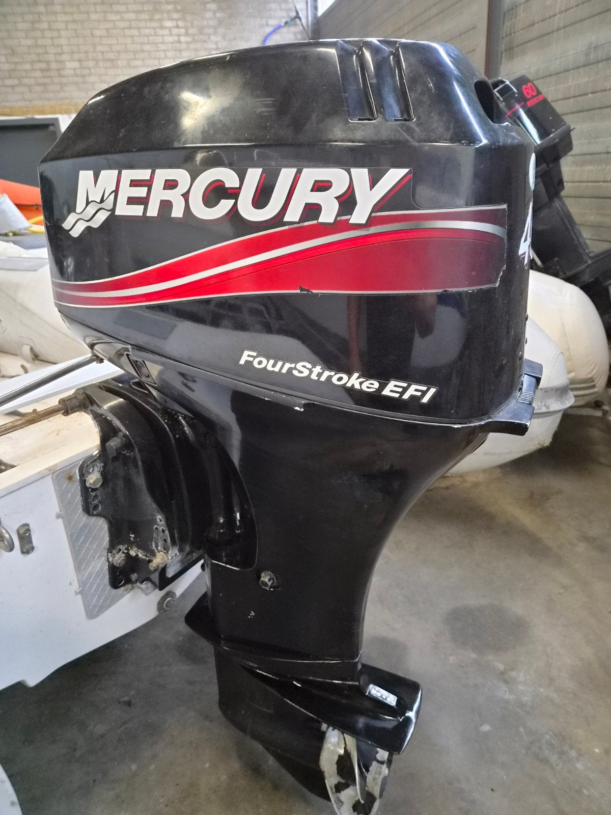 MERCURY 40PK FOURSTROKE., Ophalen, Zo goed als nieuw, Benzine, 30 pk of meer