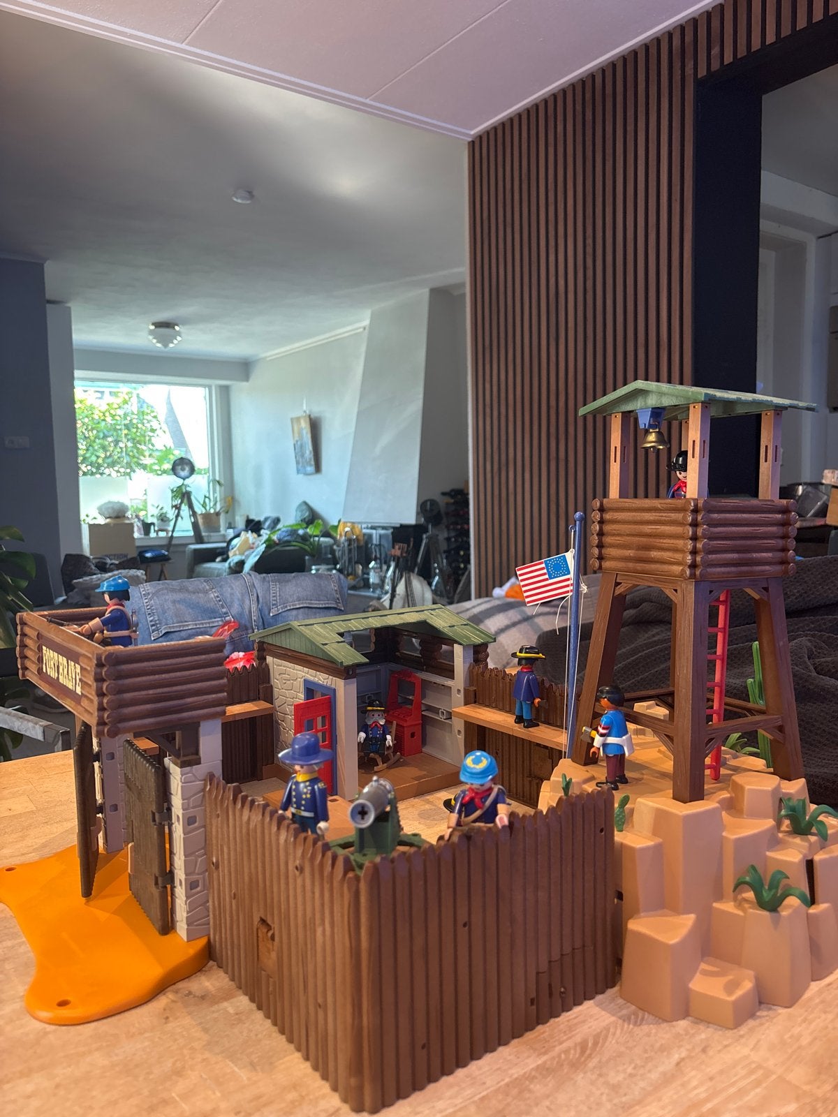Playmobil Fort Brave met soldaten en indianen, Ophalen, Gebruikt, Complete set, Historisch