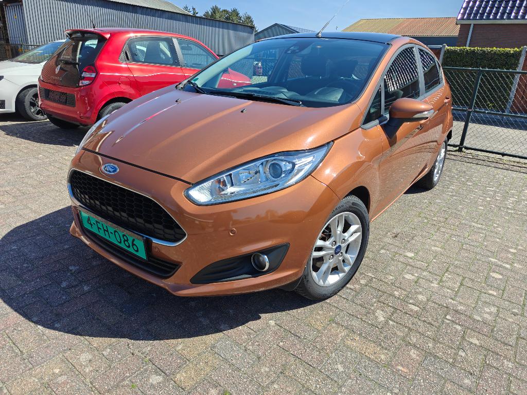 Ford Fiesta 1.0 EcoBoost | 63000km | Automaat, Cruise, Airco, Auto's, Euro 6, Bruin, USB, Bedrijf