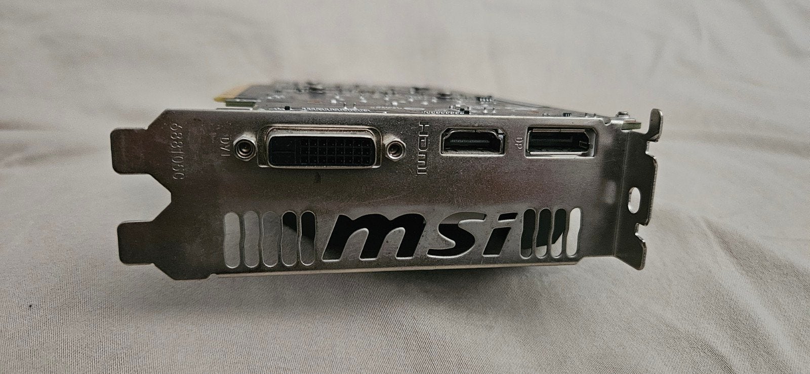 MSI GeForce GTX 1050 TI 4GT OC Videokaart, PCI-Express 3, Gebruikt, HDMI, Ophalen of Verzenden