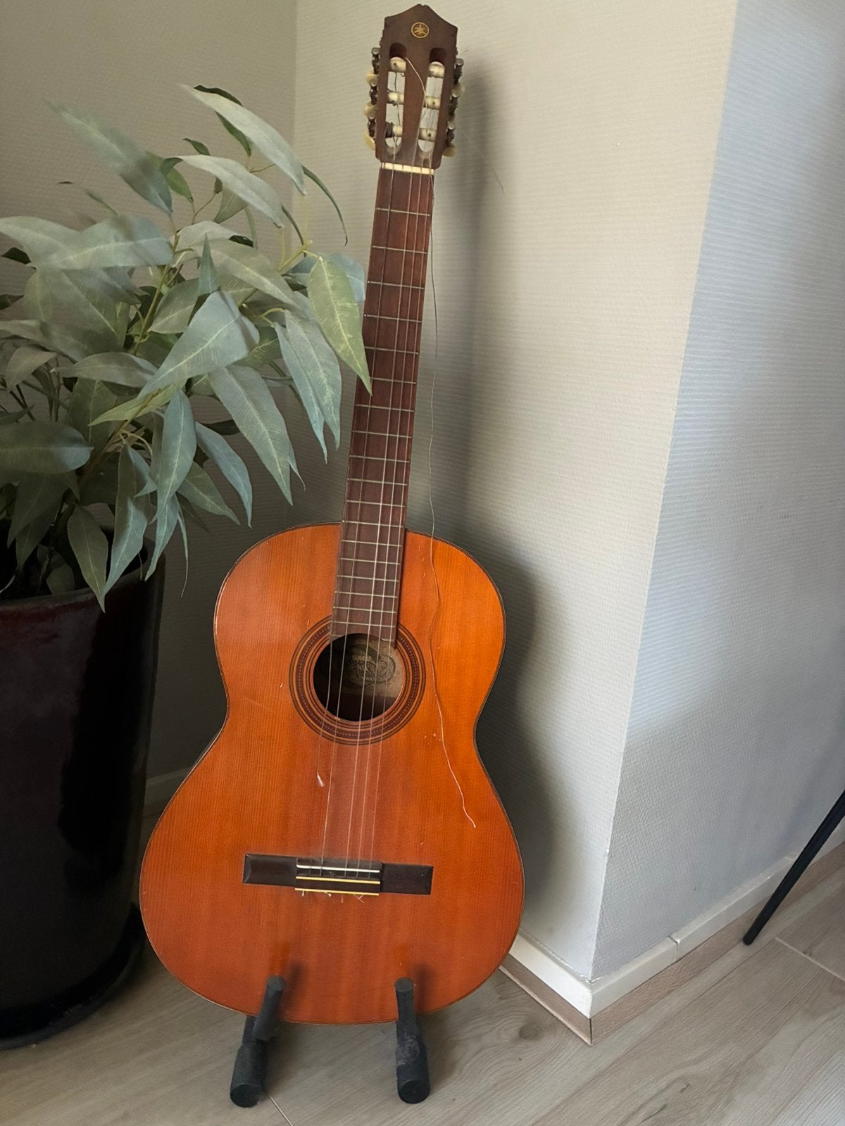 Vintage Yamaha gitaar G-50A, Ophalen, Gebruikt, Klassieke of Spaanse gitaar