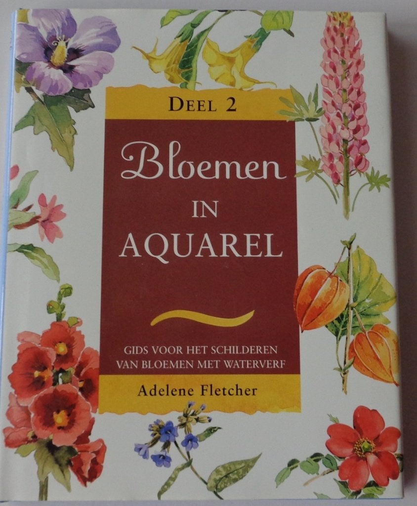 Bloemen in aquarel (2) klein boekje, Hobby en Vrije tijd, Schilderen, Ophalen of Verzenden, Gebruikt, Waterverf