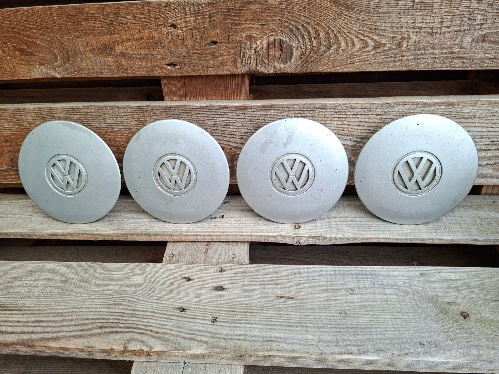 Originele VW wieldoppen/naafdoppen, Ophalen of Verzenden