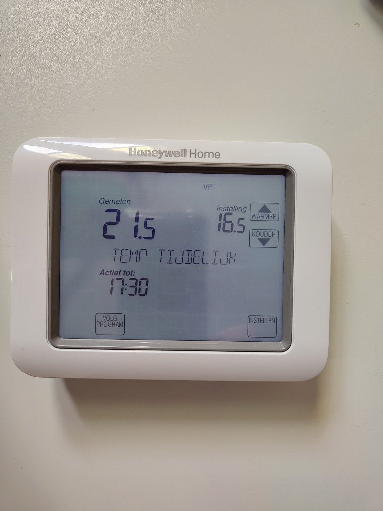 Honeywell Home Chronotherm Touch aan/uit klokthermostaat, Ophalen, Slimme thermostaat, Zo goed als nieuw
