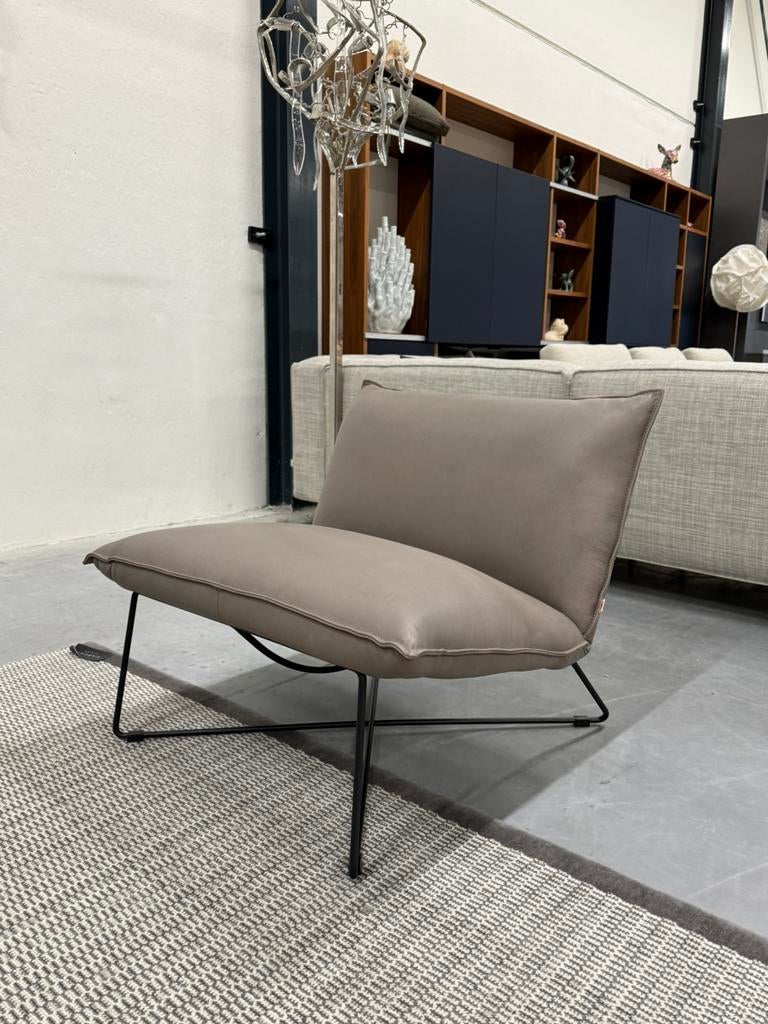 (2) Nieuw Jess Design Earl Fauteuil leer Design stoel
