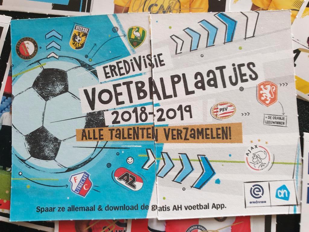 AH / Albert Heijn voetbalplaatjes eredivisie 2018-2019, Albert Heijn, Ophalen of Verzenden