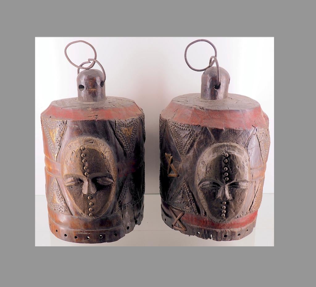 Set van 2 Fang Ngontang Helmmaskers (180822-01), Ophalen of Verzenden