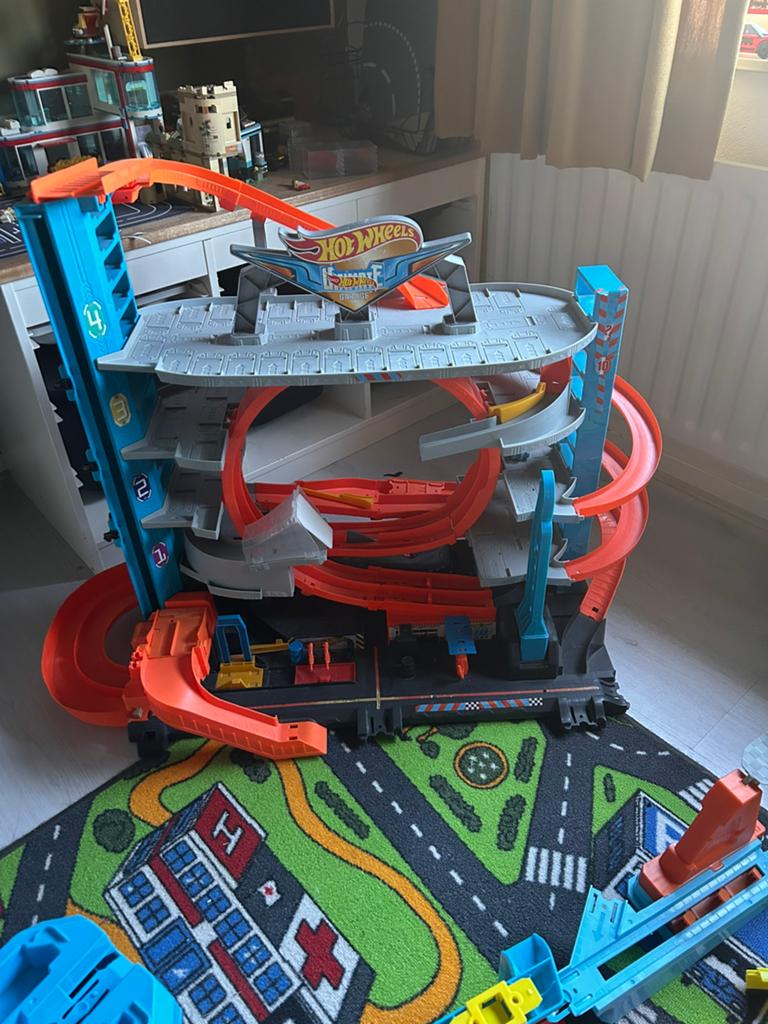 Hot Wheels Ultimate Garage en Racebaan Set, Ophalen, Zelf te bouwen, Hot Wheels, Handmatig