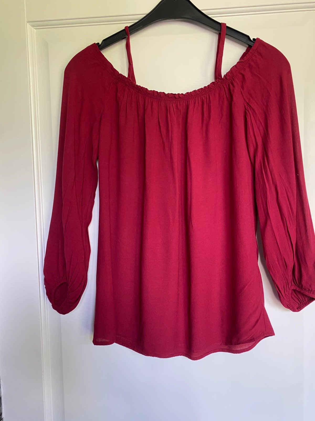 Wijnrode blouse van Zara, Ophalen of Verzenden, Zo goed als nieuw, Maat 34 (XS) of kleiner
