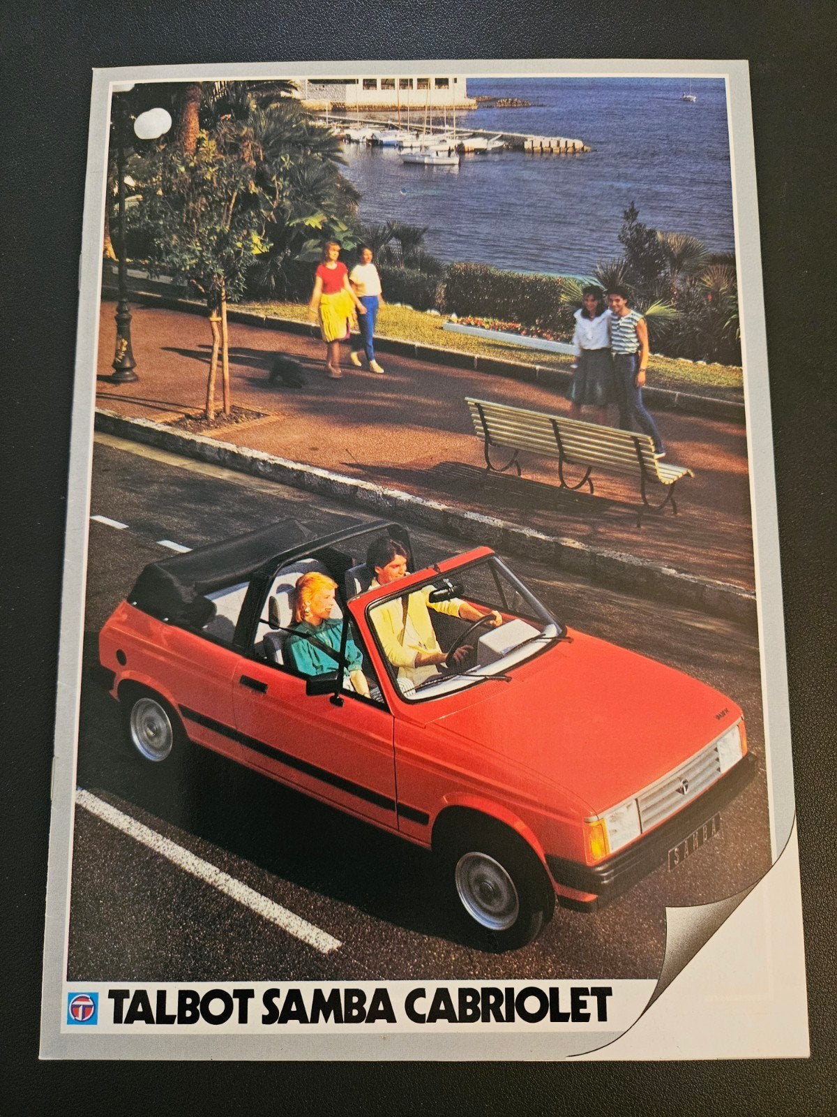 Brochure Talbot Samba Cabriolet 1983, Ophalen of Verzenden, Zo goed als nieuw, Overige merken