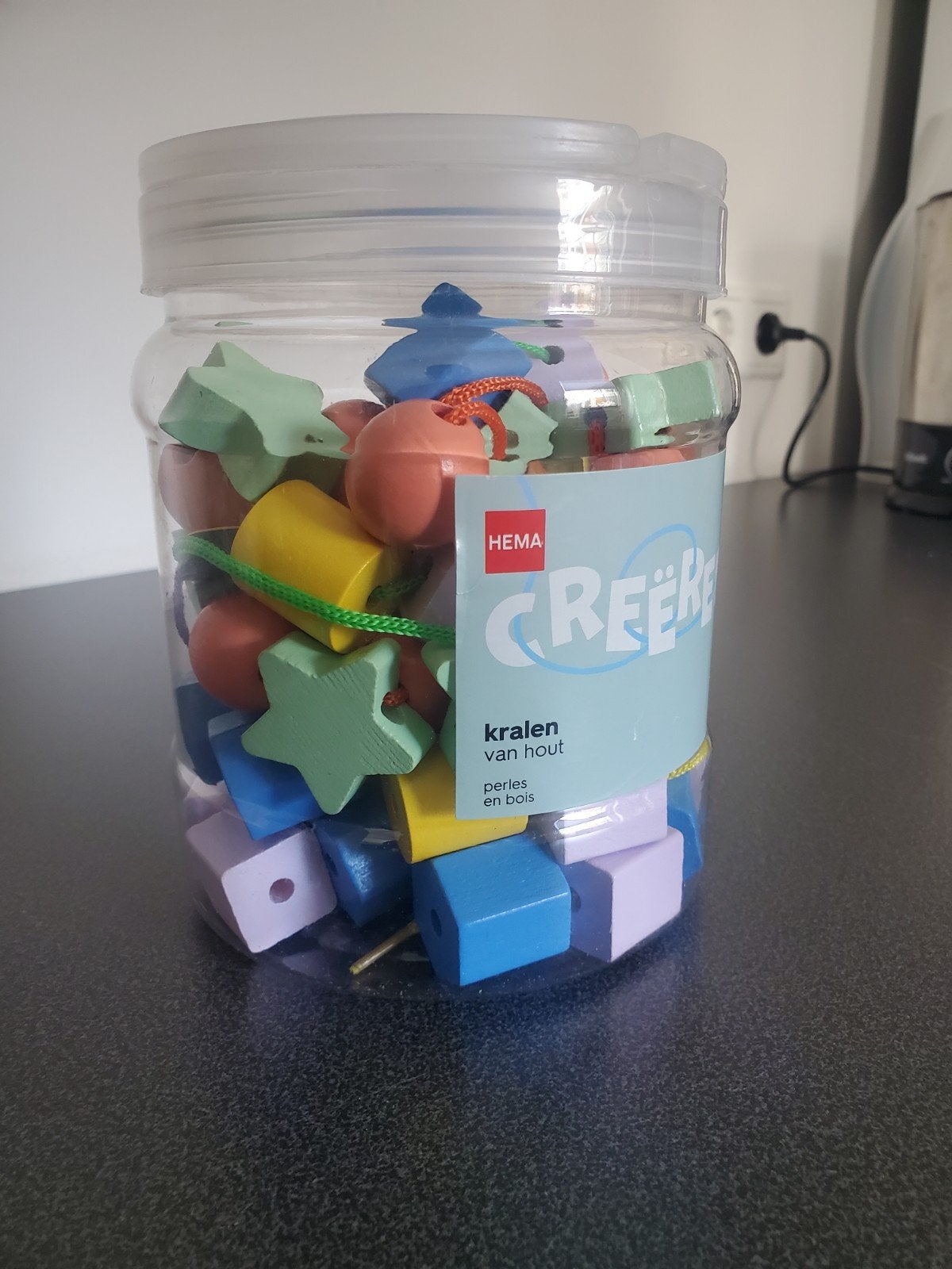 Houten kralen rijgset van HEMA, Ophalen of Verzenden, Zo goed als nieuw, Knutselen