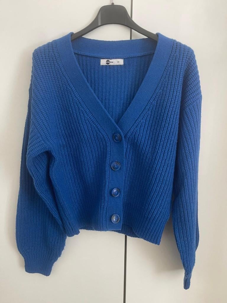 Mooi kobalt blauw dames vest - XS/34, Blauw, Ophalen of Verzenden, Zo goed als nieuw, Ever.me
