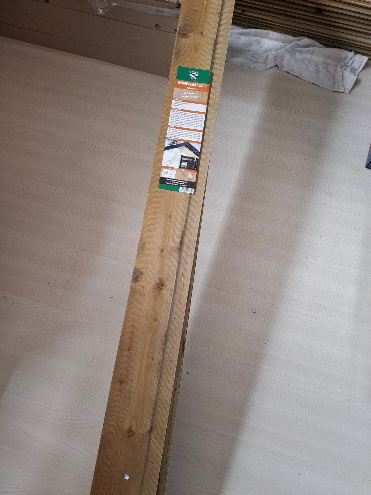 36 Geïmpregneerde rabatdelen - 11m² - 1,7x13,5x240cm, Ophalen, Minder dan 25 mm, Plank, Minder dan 200 cm