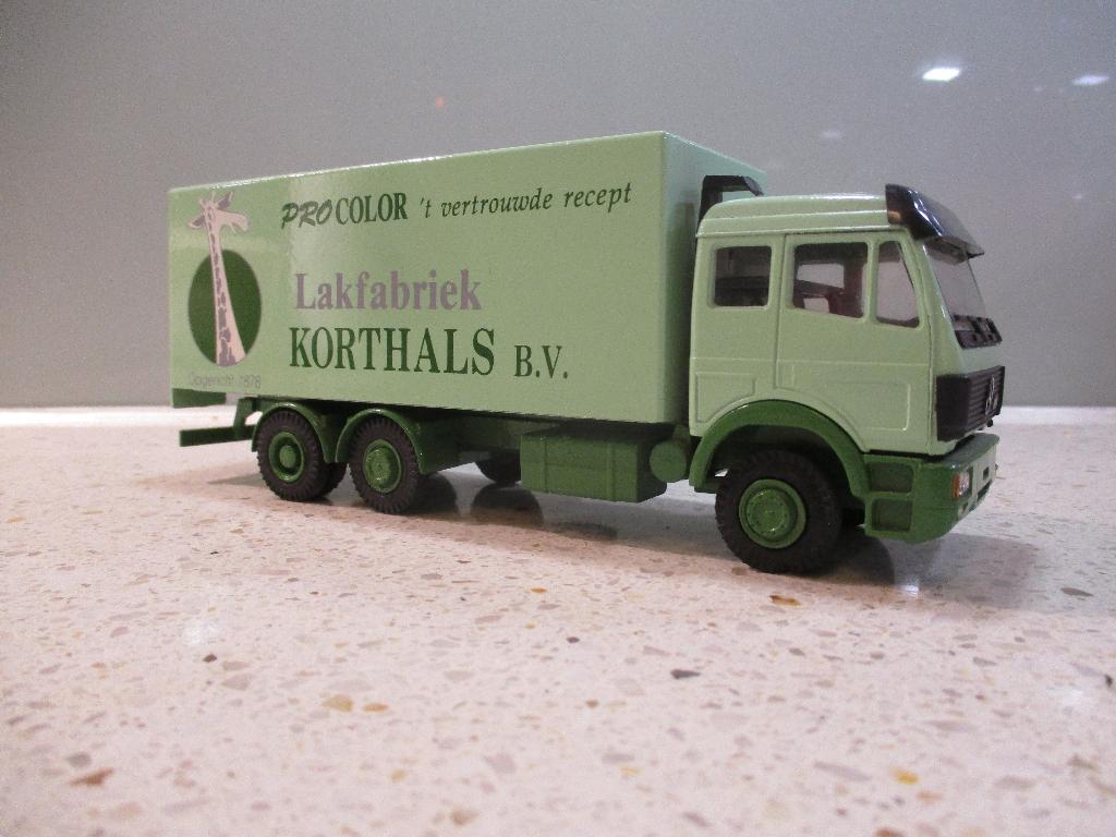 Lion Toys Mercedes EPS Lion Toys Lakfabriek Korthals B.V., Verzenden, Zo goed als nieuw, Bus of Vrachtwagen, Lion Toys