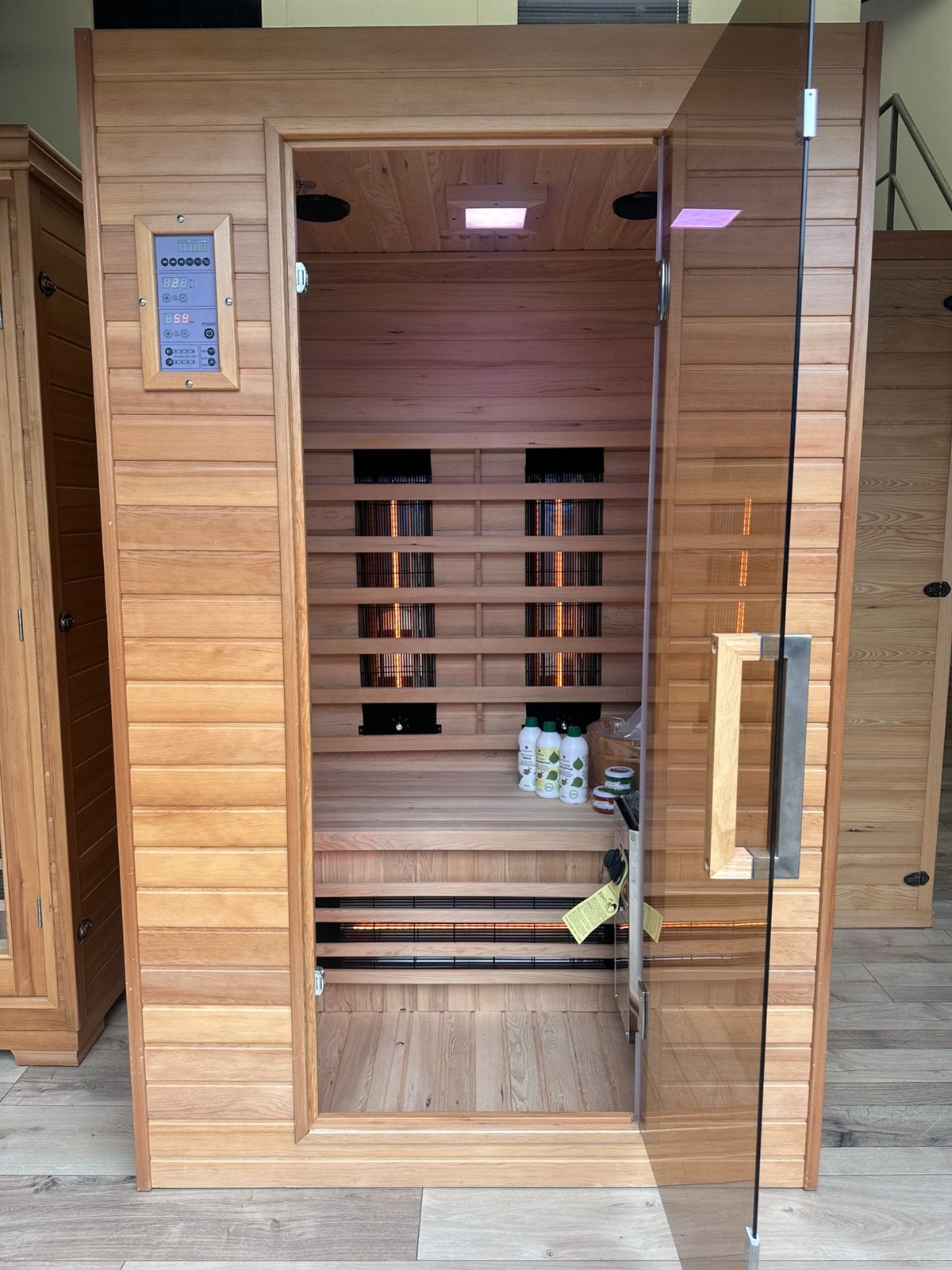 Combi Sauna | Infrarood + Finse Kachel | Showmodel OP = OP, Info@inner-stillness.nl, Fins of Traditioneel, 7665VB, Complete sauna