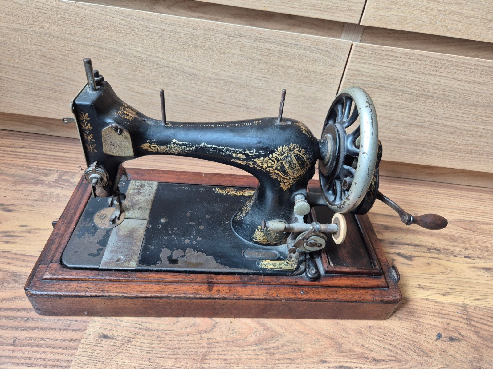 Antieke (Vintage) Singer 28K Naaimachine, Ophalen