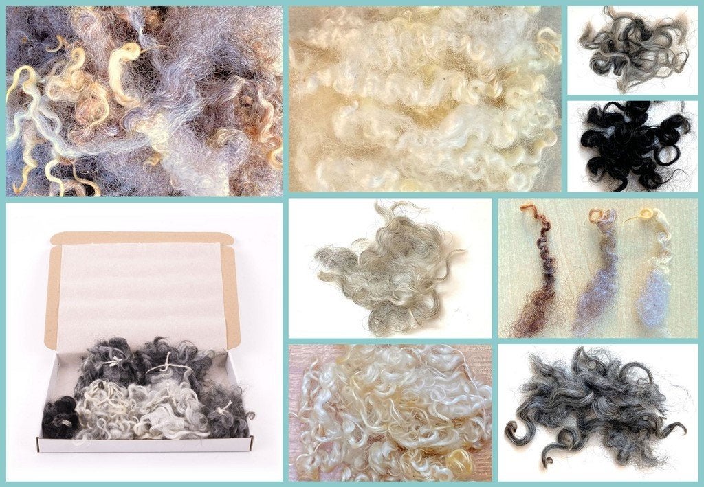 Wolkrullen|Vilten|Poppenhaar|Mohair,Gotland,Leicester|...va, Ophalen of Verzenden, Nieuw, Overige typen, Wolvilt