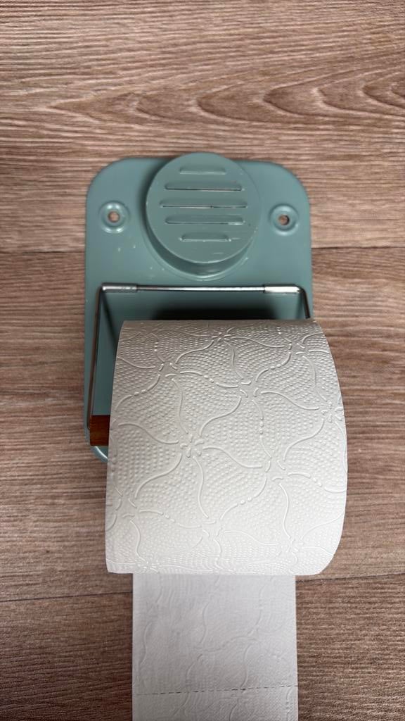 BRABANTIA VINTAGE TOILETROLHOUDER MET GEURBLOKJES RUIMTE, Caravans en Kamperen, Ophalen of Verzenden, Zo goed als nieuw