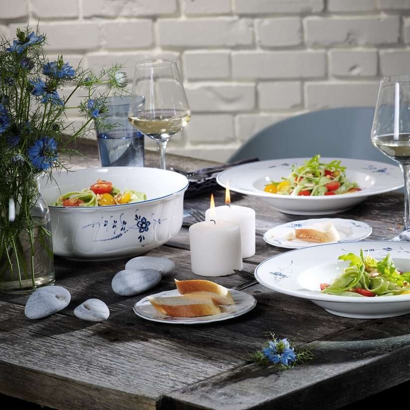 Te koop aangeboden 12 persoons servies van Villeroy en Boch., Villeroy & Boch, Ophalen of Verzenden, Zo goed als nieuw, Bord(en)
