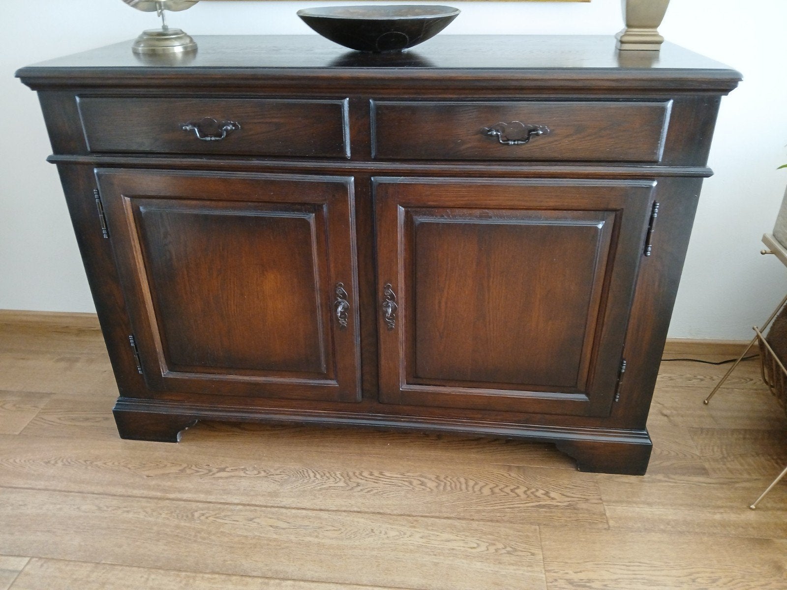 eiken dressoir, Ophalen, 25 tot 50 cm, Eikenhout, 200 cm of meer