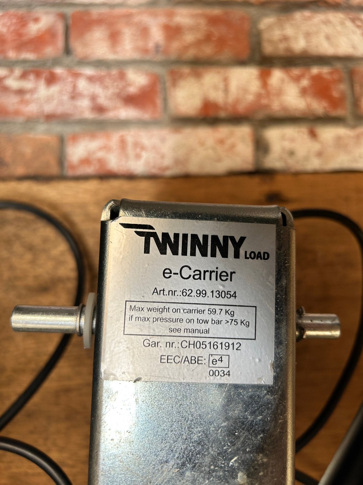 Twinny e carier fietsendrager, Auto diversen, Fietsendragers, Ophalen, 2 fietsen, Gebruikt, Trekhaakdrager