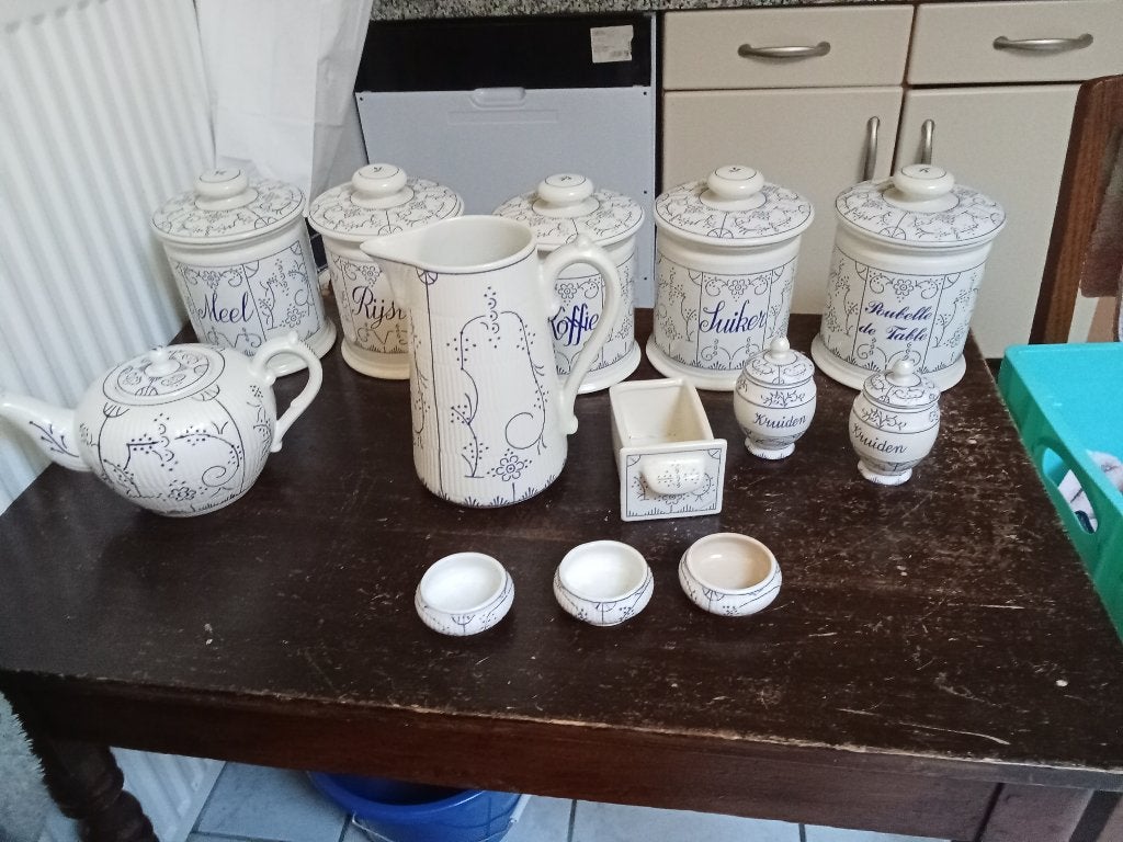 prachtige serviesdelen boch serie copenhague, Antiek en Kunst, Ophalen of Verzenden