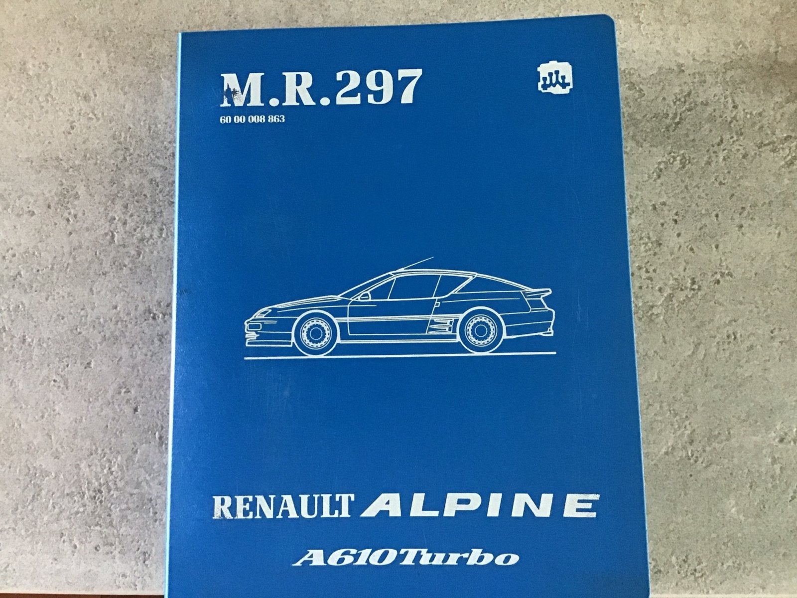 Renault Alpine A610 Turbo werkplaatshandboek, Verzenden, Zo goed als nieuw, Renault