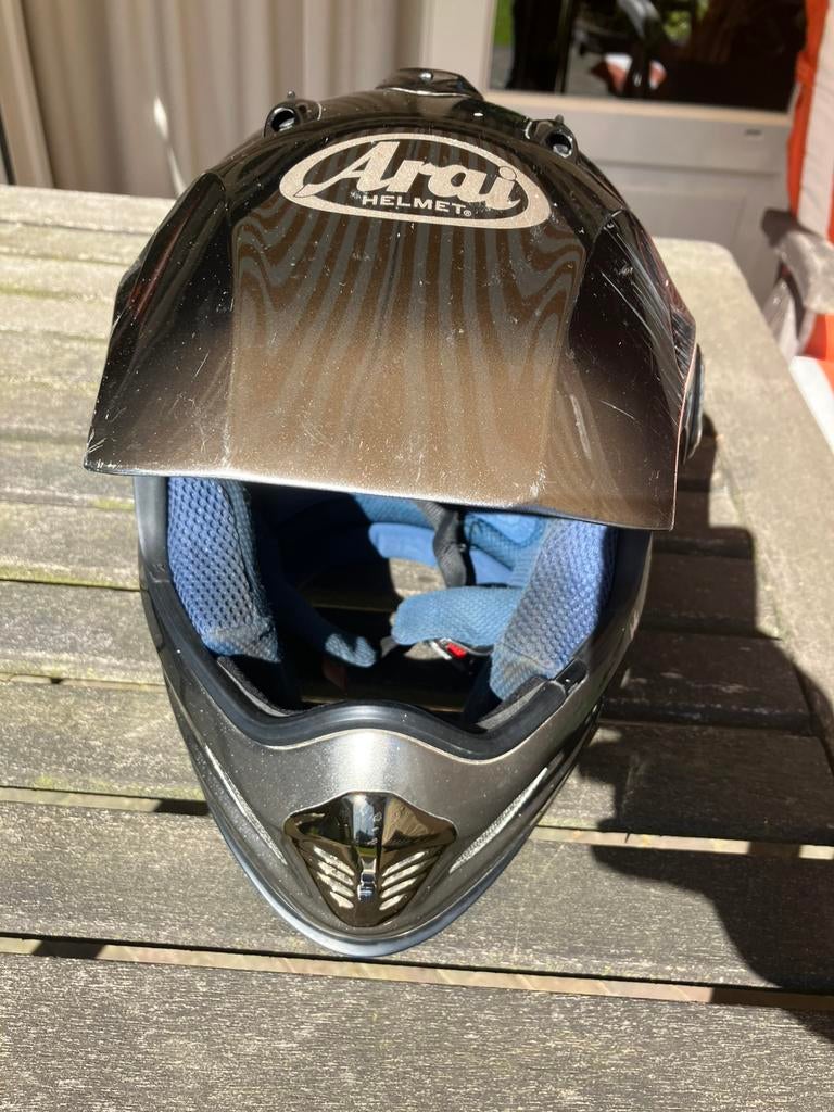 Arai tour cross schade, Motoren, Kleding | Motorhelmen, Ophalen of Verzenden, Tweedehands, Integraalhelm, Arai