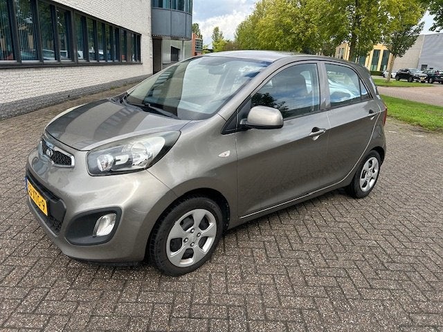 Kia Picanto 1.0 CVVT Comfort P. AIRCO ELEKT-PKKT NAP!, Euro 5, Stof, Gebruikt, Emergency brake assist