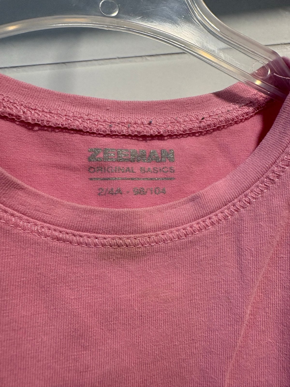 Roze Zeeman T-shirt - Maat 98/104, Ophalen of Verzenden, Gebruikt, Meisje, Shirt of Longsleeve