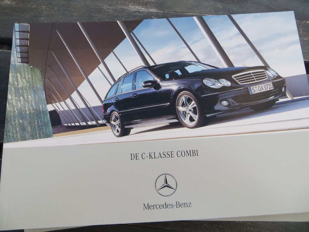 Folder Mercedes-Benz C-klasse Combi W203 incl. C 55 AMG, Zo goed als nieuw, Mercedes-Benz, Mercedes, Ophalen of Verzenden