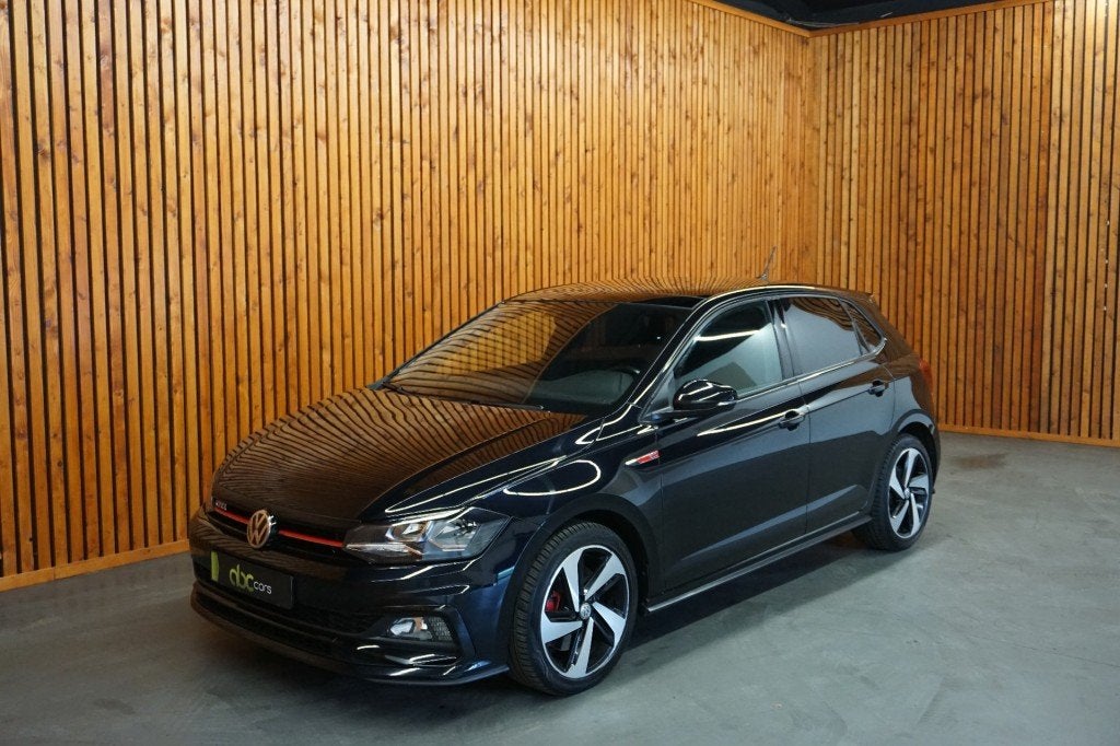Volkswagen POLO 2.0 TSI GTI AUTOMAAT NAVI CLIMA APPLE CARPLA, Auto's, Volkswagen, Automaat, Gebruikt, 4 cilinders, Zwart