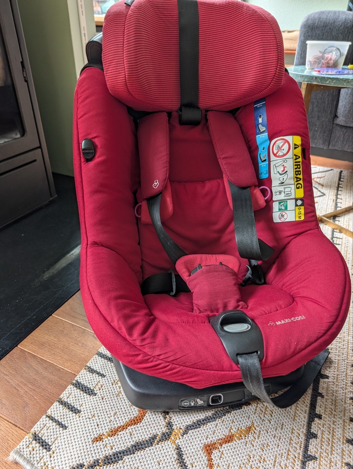 Maxi-Cosi AxissFix Robin Red Isofix autostoel, Ophalen, Gebruikt, Maxi-Cosi, Isofix