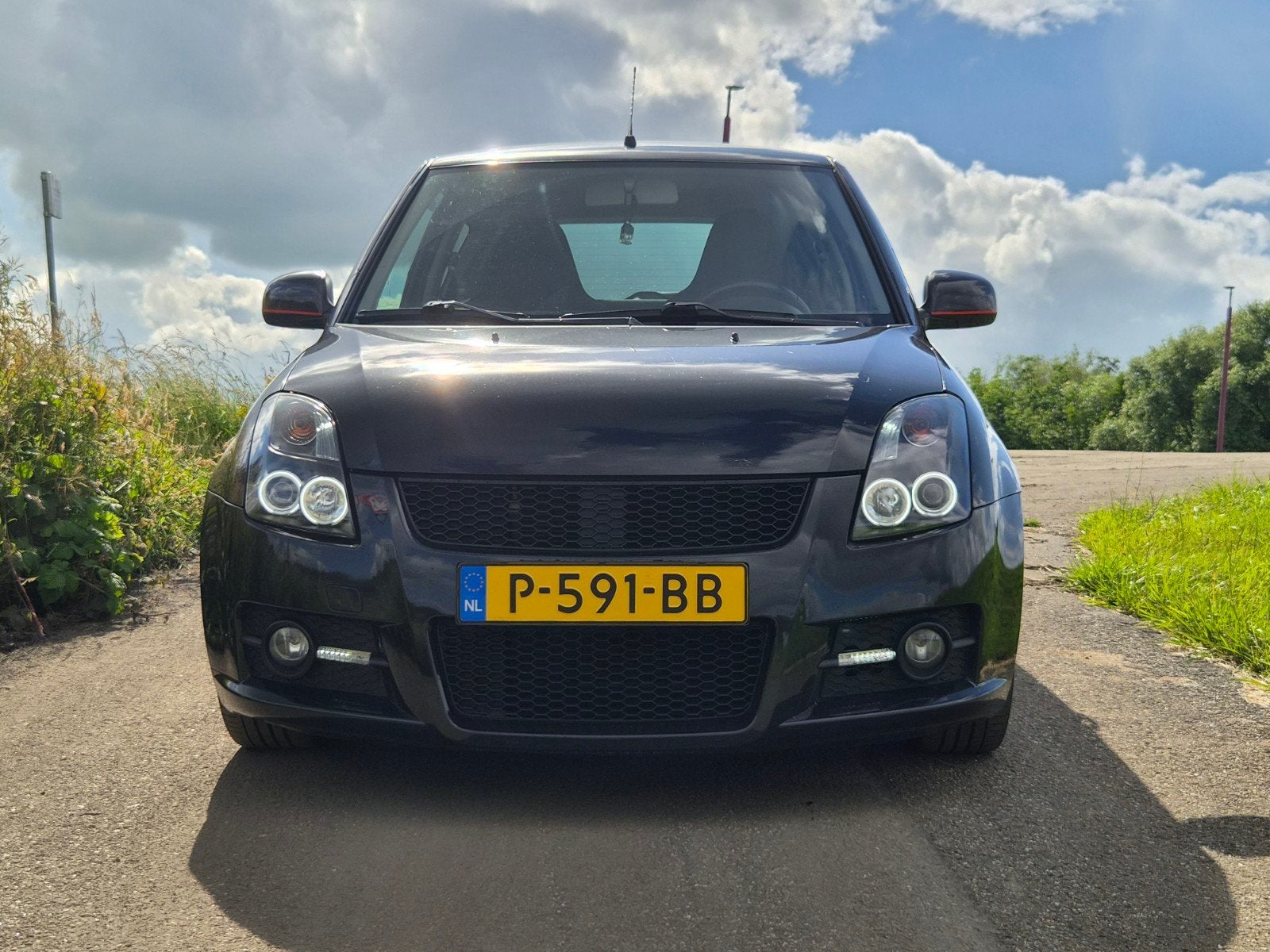 Suzuki Swift 1.6 3D Sport 2009 Zwart 140pk, Auto's, Voorwielaandrijving, 1005 kg, 40 €/maand, 4 cilinders