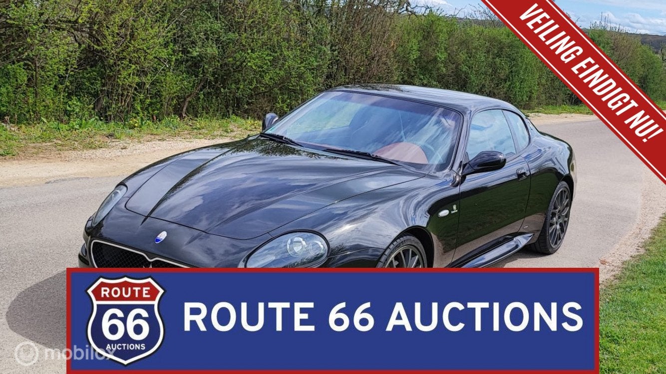 Maserati GranSport | 2006 | Route 66 Auctions, Auto's, Maserati, Gebruikt, Overige carrosserieën, Zwart, Bedrijf