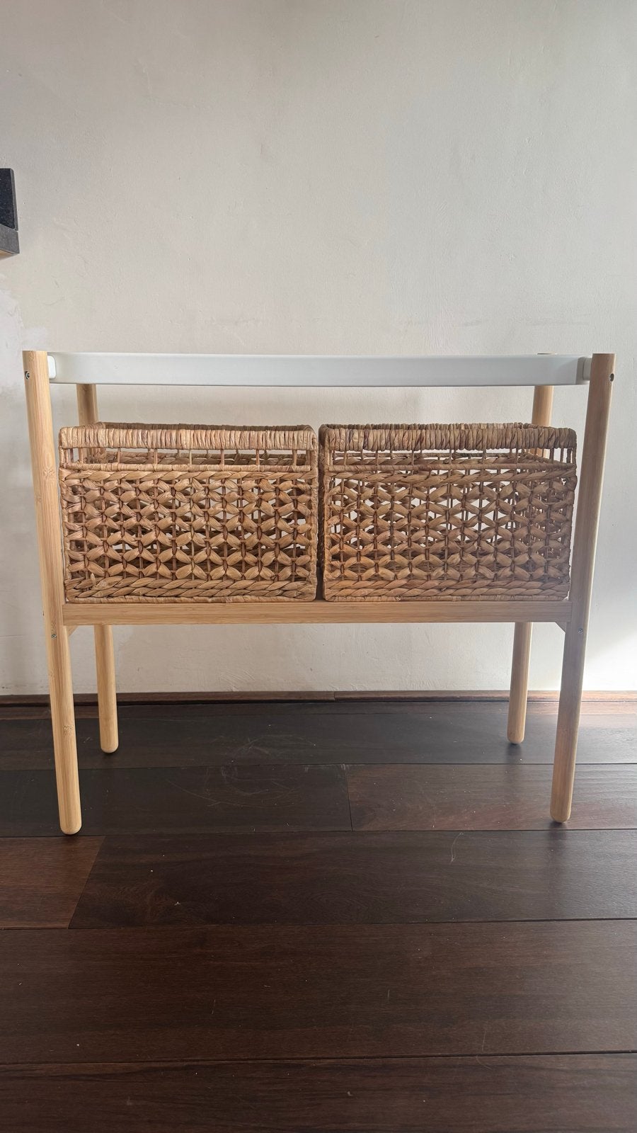 IKEA SATSUMAS Storage Set + 2 TÄTING Baskets, Ophalen, Hout, Meerkleurig, Zo goed als nieuw