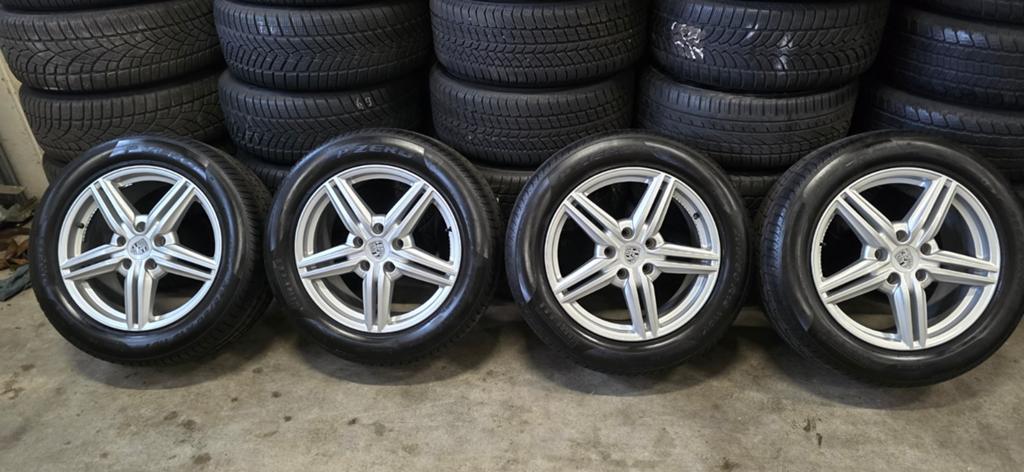Porsche Cayenne / Macan 19 inch zomerset 7MM Pirelli P-Zero, Auto-onderdelen, Banden en Velgen, Gebruikt, 265 mm, Nederland, Porsche