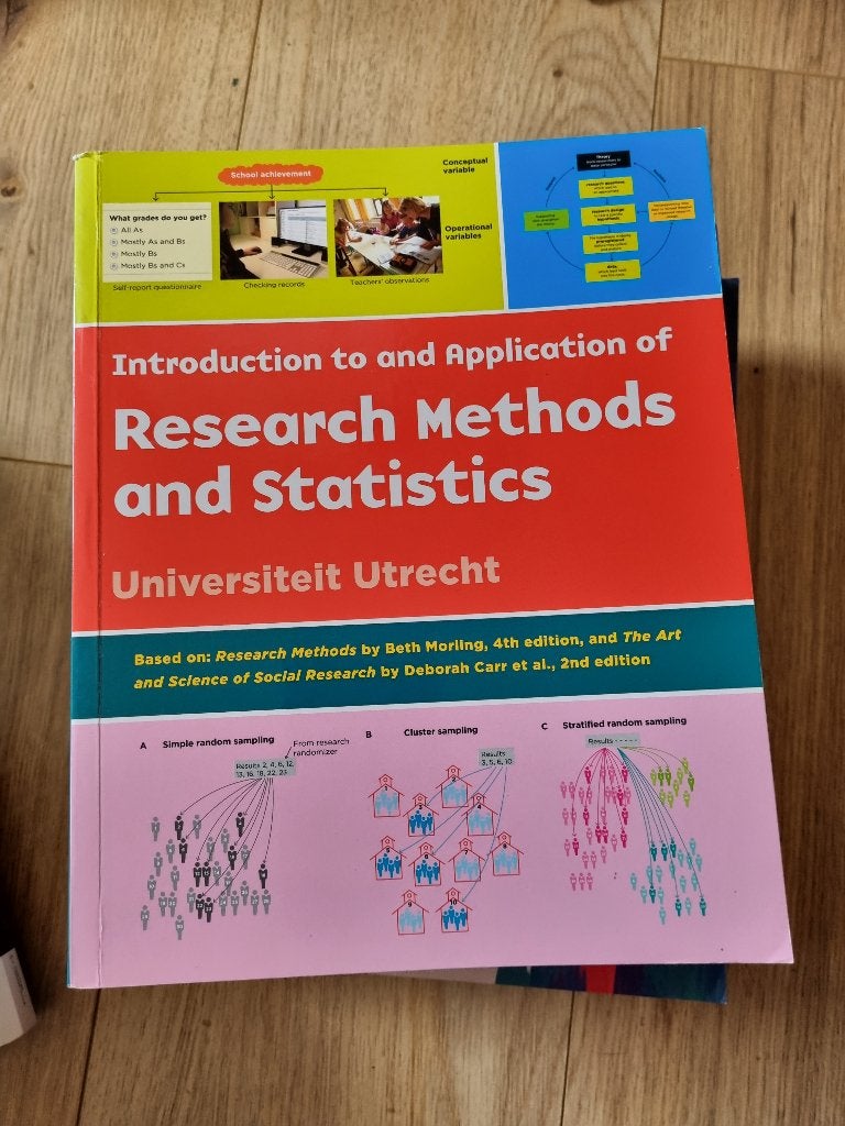 Onderzoeksmethoden en Statistiek Universiteit Utrecht, Ophalen of Verzenden, Gamma, Beth Morling, Deborah Carr et al., WO