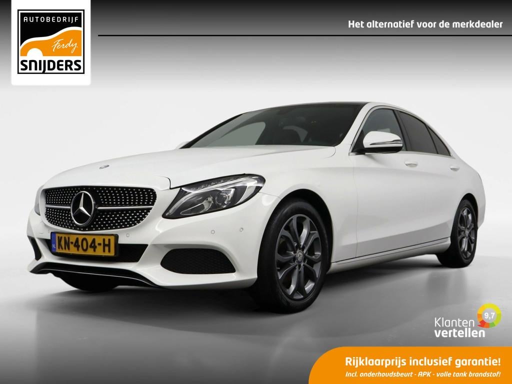 Mercedes-Benz C-Klasse 180 Executive Edition, OrigNL | Navi, Auto's, Keurmerk '100% Onderhouden', 12 maanden, Achterwielaandrijving