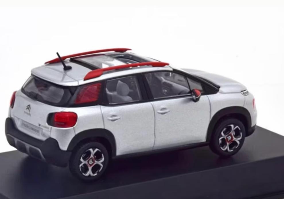 Citroen C3 Aircross 2017 Zilver & Oranje 1/43 NOREV 155333, Hobby en Vrije tijd, Modelauto's | 1:43, Verzenden, Nieuw, Auto, Norev