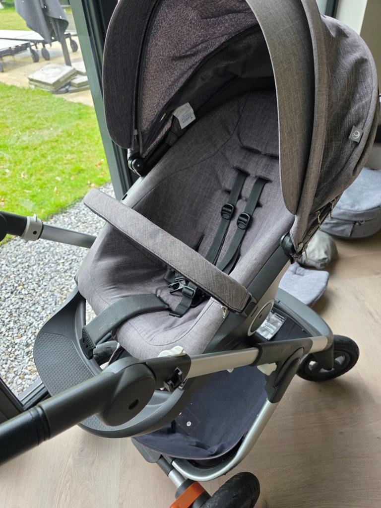 Stokke Trailz kinderwagen + luiertas, Ophalen, Gebruikt, Overige merken, Verstelbare duwstang