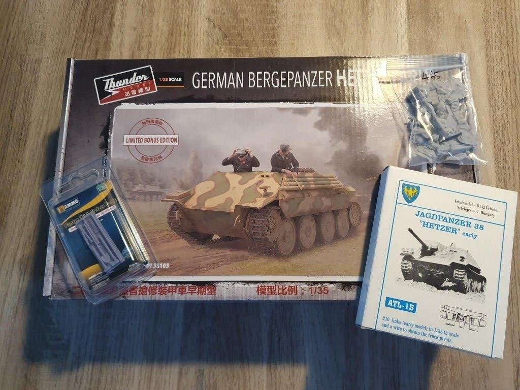 Bergepanzer 38 Hetzer Early  Thunder Model 35103 | 1:35, Ophalen of Verzenden, 1:32 tot 1:50, Tank, Overige merken