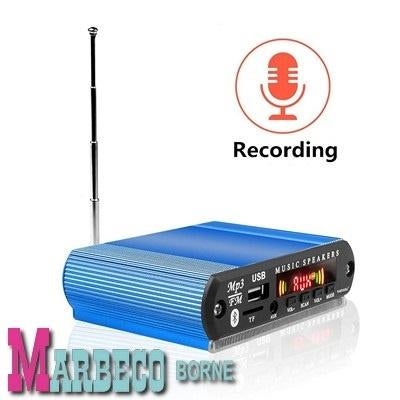 Bluetooth, MP3 speler, FM radio in aluminium behuizing, Diversen, Overige typen, Nieuw, Info@marbeco.nl