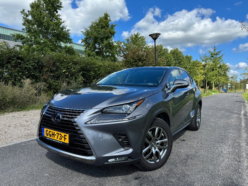 Lexus NX 300h Hybrid 197pk AWD CVT 2018 Grijs, Auto's, Zwart, 2494 cc, 1760 kg, Leder