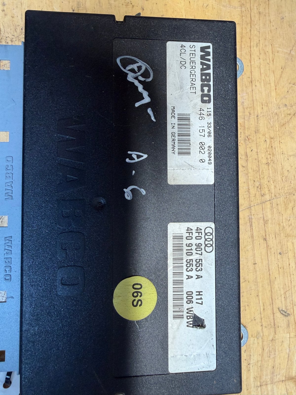 Audi A6 C6 4F Luchtvering ECU Regelapparaat WABCO, Auto-onderdelen, Ophalen of Verzenden, Gebruikt, Audi