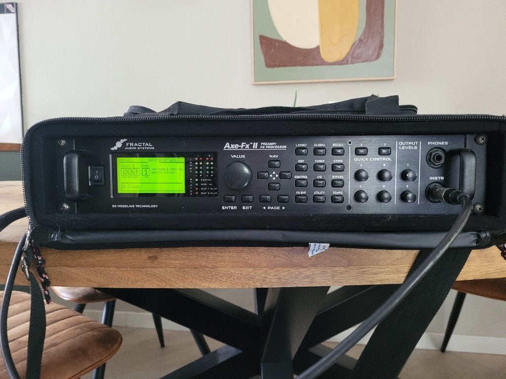 Fractal Audio Axe-Fx II, complete set om op te treden