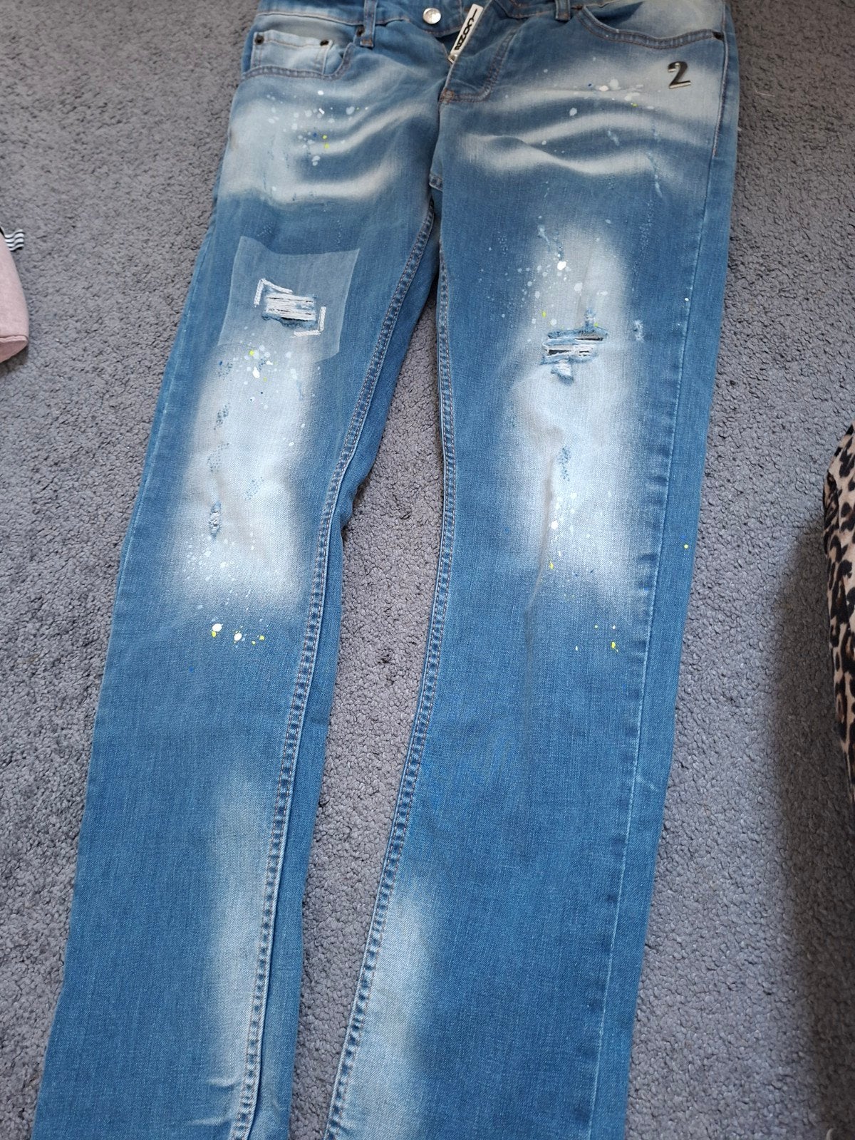 spijkerbroek maat:34, Kleding | Heren, Spijkerbroeken en Jeans, Blauw, Ophalen of Verzenden, Zo goed als nieuw, W33 - W34 (confectie 48/50)