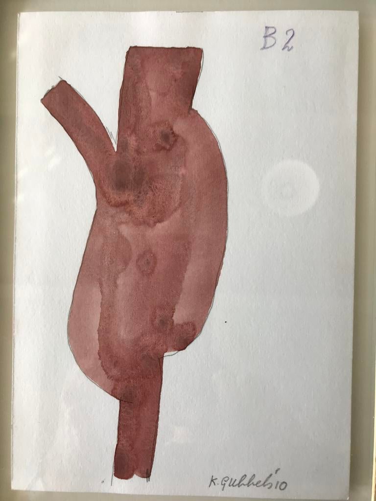 Klaas Gubbels. Aquarel B2, Antiek en Kunst, Kunst | Overige Kunst, Ophalen