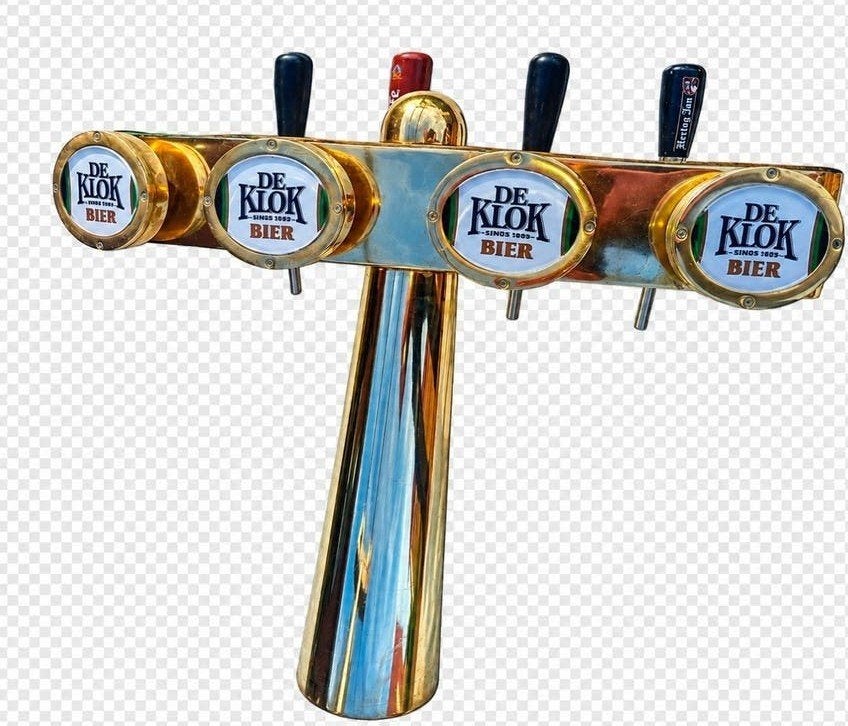 Tapzuil tapkraan 4 kraans totem bierkraan biertap biertapkra, Ophalen of Verzenden